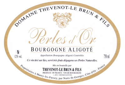 Bourgogne Aligoté "Perles d'Or" 2020