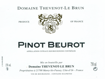 Ctx Bourguignons blanc "Pinot Beurot" 2023