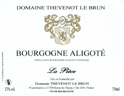 Bourgogne Aligoté "La Pièce" 2023