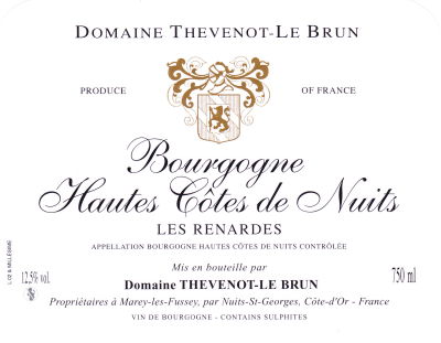 HC de Nuits rouge "Les Renardes" 2023