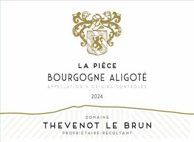 Bourgogne Aligoté "La Pièce" 2024