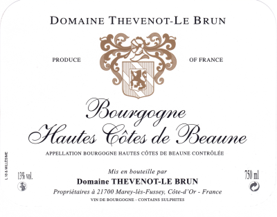 Bourgogne Hautes Côtes de Beaune blanc 2023