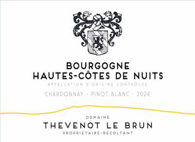 Bourgogne Hautes Côtes de Nuits blanc 2024