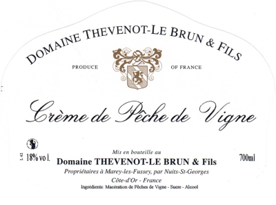 Crème de Pêche de Vigne