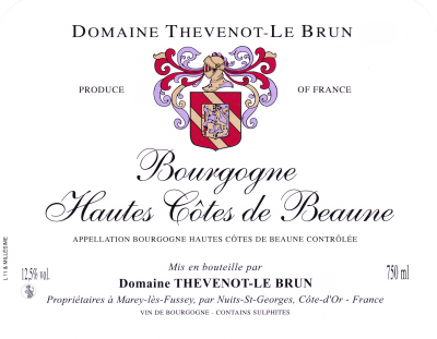 Bourgogne Hautes Côtes de Beaune rouge 2021