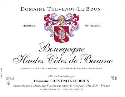 Bourgogne Hautes Côtes de Beaune rouge 2023